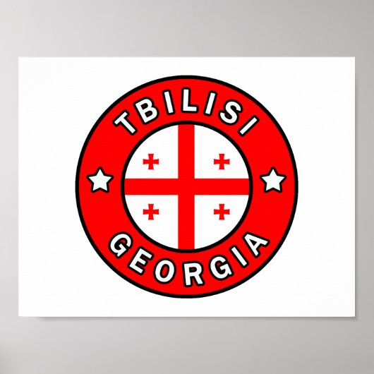 Tiflis Georgien Poster (Vorne)