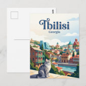 Tiflis Georgien Postkarte (Vorne/Hinten)