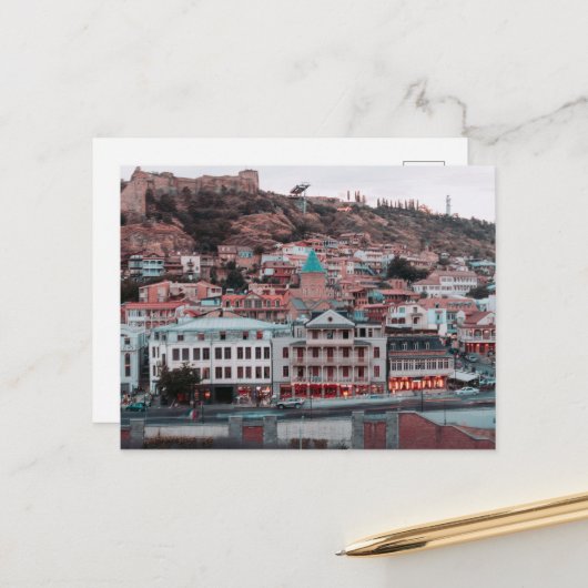 Tiflis Georgien Postkarte (Vorderseite/Rückseite Beispiel)