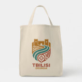 Tiflis Georgien Tragetasche (Rückseite)