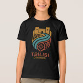 Tiflis Georgien Tri-Blend Shirt (Vorderseite)