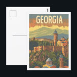 Tiflis Georgien Vintag Berühmter Reiseort Postkarte<br><div class="desc">Tiflis Georgien Vintag Berühmter Reiseort</div>