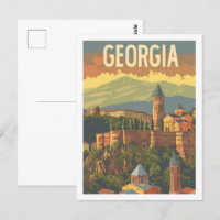 Tiflis Georgien Vintag Berühmter Reiseort