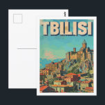 Tiflis Georgien Vintag Berühmter Reiseort Postkarte<br><div class="desc">Tiflis Georgien Vintag Berühmter Reiseort</div>