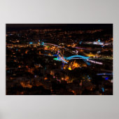 Tiflis in der Nacht Poster (Vorne)
