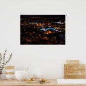 Tiflis in der Nacht Poster (Küche)