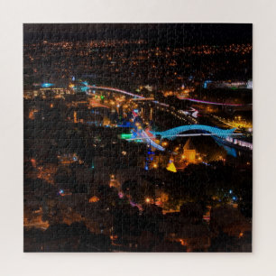 Tiflis in der Nacht Puzzle