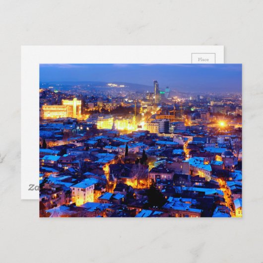 Tiflis Postkarte (Vorne/Hinten)