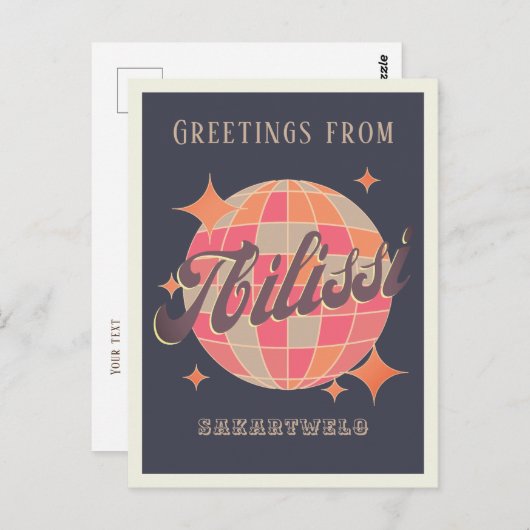 Tiflis Tiflis Georgia Sakartwelo europe Grüße Postkarte (Vorne/Hinten)