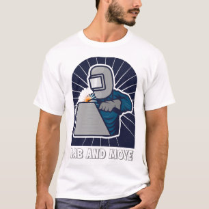TIG-Schweißer-Kunst "Dab und Bewege lustig" T-Shirt