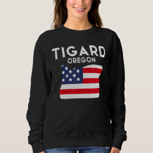 Tigard Oregon USA Staat America Travel Oregonian Sweatshirt