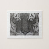 tiger和　パズル　水墨画　虎 puzzle (Horizontal)