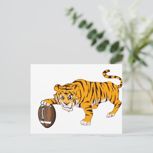 tiger4 postkarte (Stehend Vorderseite)