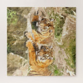 Tiger 001 von JAMFoto Puzzle (Horizontal)