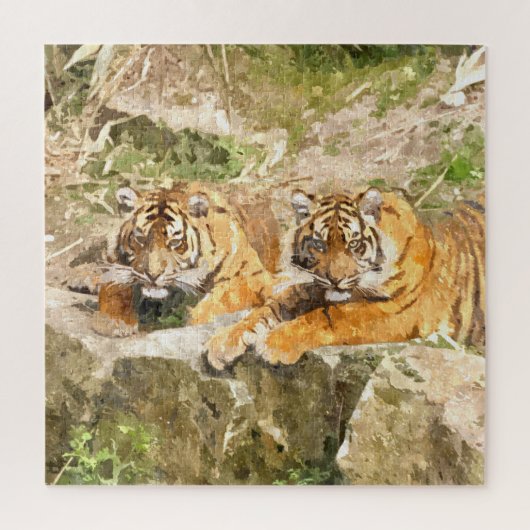 Tiger 001 von JAMFoto Puzzle (Vertikal)