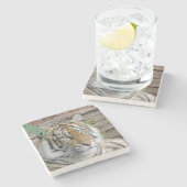 Tiger_002 Steinuntersetzer (Seitenansicht)