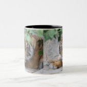 Tiger 008 zweifarbige tasse (Mittel)