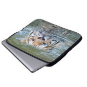 Tiger 028 laptopschutzhülle (Vorne Knopf)