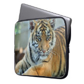 Tiger 034 laptopschutzhülle (Vorderseite Links)