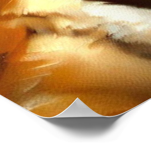 Tiger (10) Wildkatze Poster (Ecke)