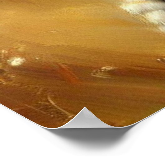 Tiger (12) Wildkatze Poster (Ecke)