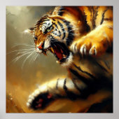 Tiger (12) Wildkatze Poster (Vorne)