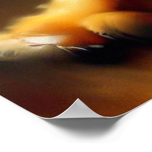 Tiger (14) Wildkatze Poster (Ecke)