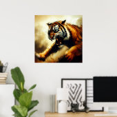 Tiger (14) Wildkatze Poster (Heimbüro)
