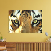 Tiger 1 - überzogene Canvas Leinwanddruck (Insitu (Wohnzimmer))