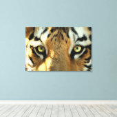 Tiger 1 - überzogene Canvas Leinwanddruck (Insitu (Holzboden))