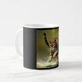 Tiger (1) Wildkatze Kaffeetasse (Vorderseite Links)