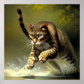 Tiger (1) Wildkatze Poster (Vorne)