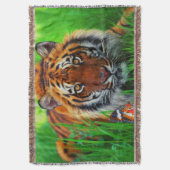 Tiger-1-wirbellose Decke (Vorderseite Vertikal)