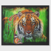 Tiger 1A Wrapping Paper Geschenkpapier (Flach)