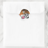 Tiger 2010 runder aufkleber (Tasche)