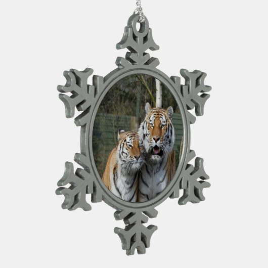 Tiger_2015_0401 Schneeflocken Zinn-Ornament (Links)