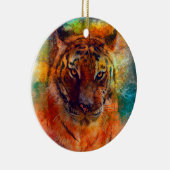 Tiger 2022 Keramik Ornament (Rechts)
