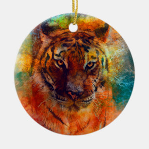 Tiger 2022 Keramik Ornament