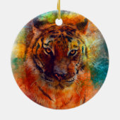 Tiger 2022 Keramik Ornament (Hinten)