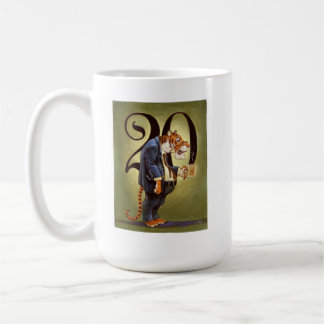 Tiger-20. Wiedersehen-Tasse Kaffeetasse