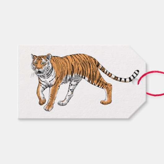 Tiger 2 geschenkanhänger (Vorderseite (Horizontal))