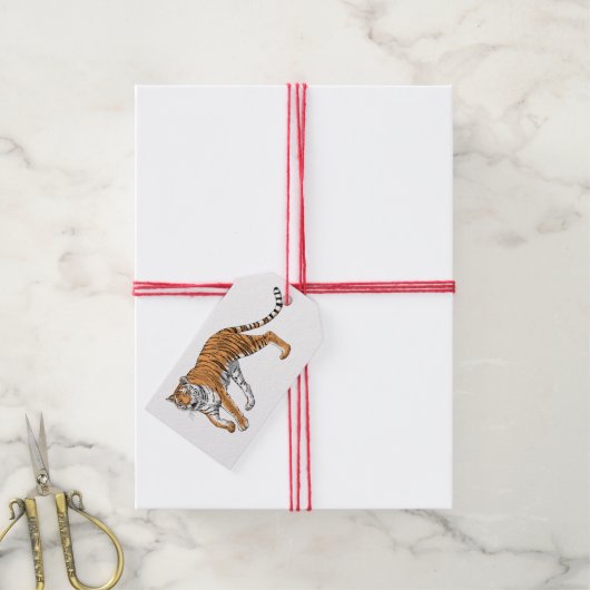 Tiger 2 geschenkanhänger (Mit Garn)