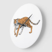 Tiger 2 große wanduhr (Winkel)