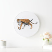 Tiger 2 große wanduhr (Zuhause)