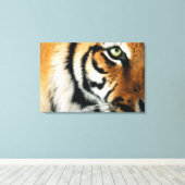 Tiger 2 - überzogene Canvas Leinwanddruck (Insitu (Holzboden))