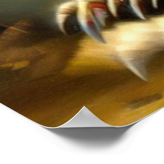 Tiger (2) Wildkatze Poster (Ecke)