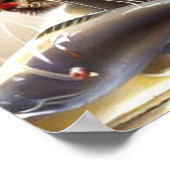 Tiger (3) Wildkatze Poster (Ecke)