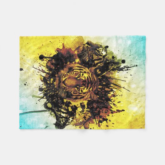 Tiger 3A Fleecedecke (Vorderseite (Horizontal))