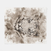 Tiger 4 fleecedecke (Vorderseite (Horizontal))