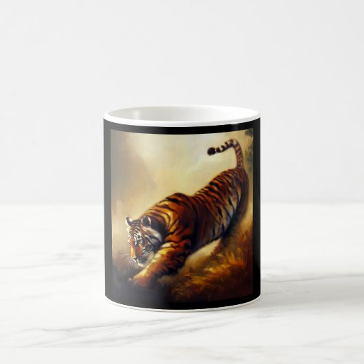 Tiger (4) Wildkatze Kaffeetasse (Mittel)